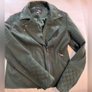 Dark Green Moto Jacket
